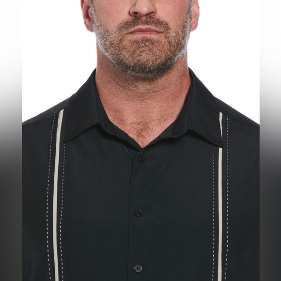 CUBAVERA PANEL SHIRT - CONTRAST STITCHING - Picture 2 of 6